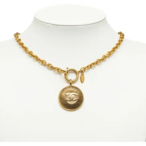 Pre-owned Jewellery, female, , Size: ONE SIZE Pre-owned Gold necklaces - Chanel Vintage - Modalova