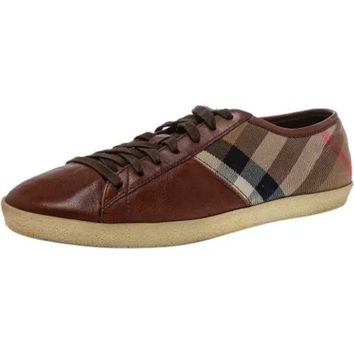 Pre-owned Sneakers, female, , Size: 13 US Pre-owned Canvas sneakers - Burberry Vintage - Modalova