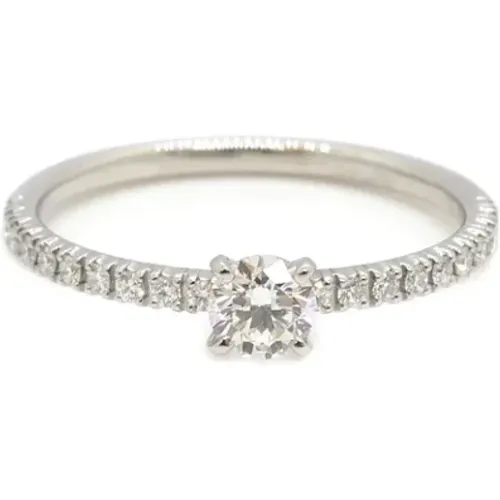 Pre-owned Jewellery, female, , Size: ONE SIZE Pre-owned Platinum rings - Cartier Vintage - Modalova