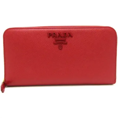 Pre-owned Leather wallets , female, Sizes: ONE SIZE - Prada Vintage - Modalova