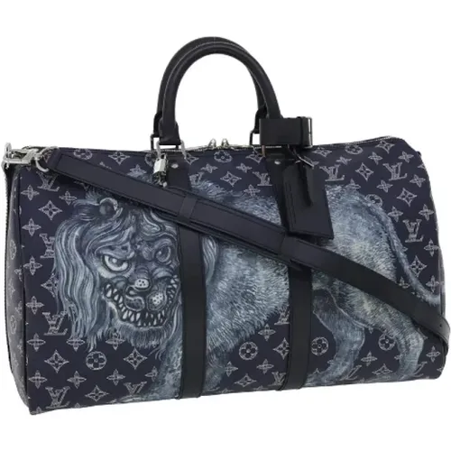 Pre-owned Weekend Bags, female, , Size: ONE SIZE Pre-owned Canvas louis-vuitton-bags - Louis Vuitton Vintage - Modalova