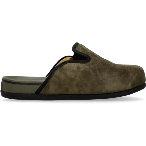 Suede Harbor Mule Olive/Black , Damen, Größe: 36 EU - Vans - Modalova