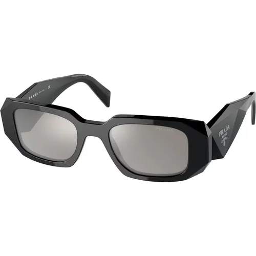Silver/Grey Silver Sunglasses,Grey/Dark Grey Sunglasses,Caramel /Dark Grey Sunglasses,Ivory/Purple Sonnenbrille PR 17Ws - Prada - Modalova