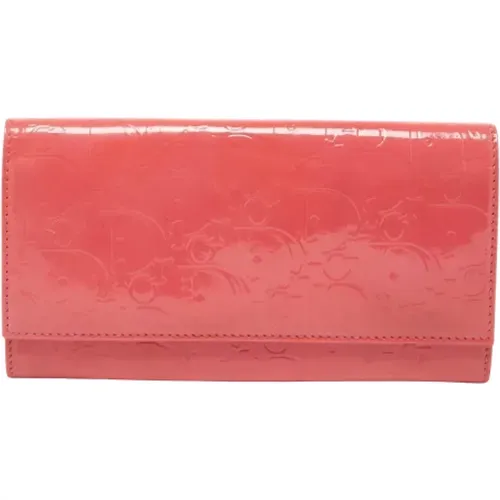 Pre-owned Wallets, female, , Size: ONE SIZE Pre-owned Leather wallets - Dior Vintage - Modalova