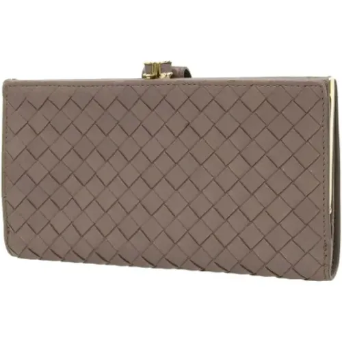 Pre-owned Wallets, female, , Size: ONE SIZE Vintage Leather Wallet - Good Condition - Bottega Veneta Vintage - Modalova