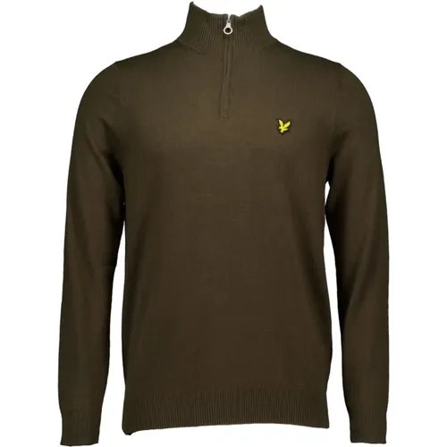 Turtlenecks, male, , Size: M Olive Sweater Kn1927v - Lyle & Scott - Modalova