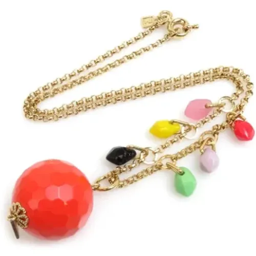 Pre-owned Jewellery, female, , Size: ONE SIZE Pre-owned Metal necklaces - Fendi Vintage - Modalova