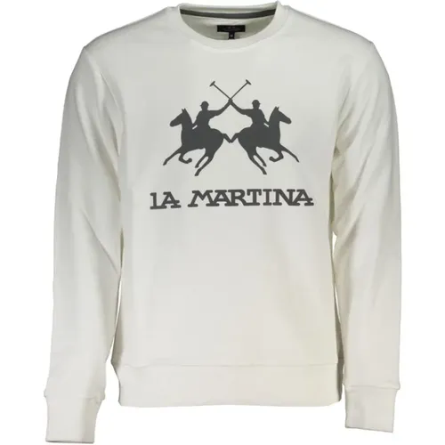 Elegantes Langarm-Sweatshirt , Herren, Größe: 2XL - LA MARTINA - Modalova