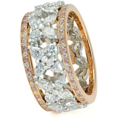 Pre-owned Jewellery, female, , Size: ONE SIZE Pre-owned Rose Gold rings - Tiffany & Co. Pre-owned - Modalova