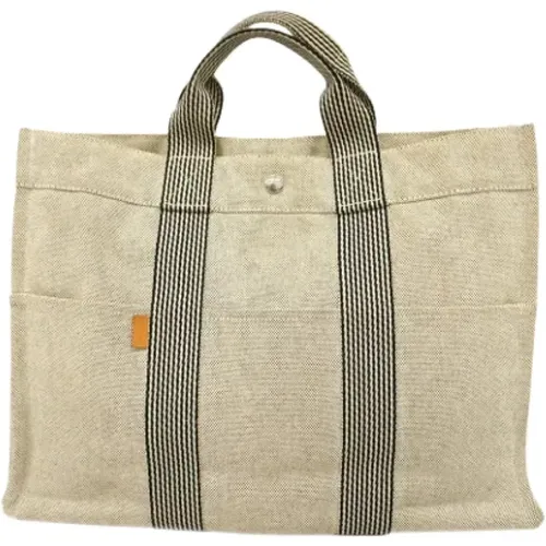 Pre-owned Canvas handbags , unisex, Sizes: ONE SIZE - Hermès Vintage - Modalova