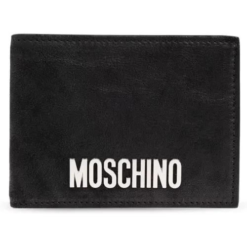 Wallets & Cardholders, male, , Size: ONE SIZE Wallet with logo - Moschino - Modalova