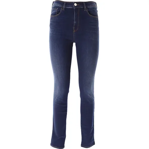 Contemporary Style High Waist Skinny Jeans , female, Sizes: W25, W28, W29, W30, W27, W32, W26, W24, W31 - Emporio Armani - Modalova