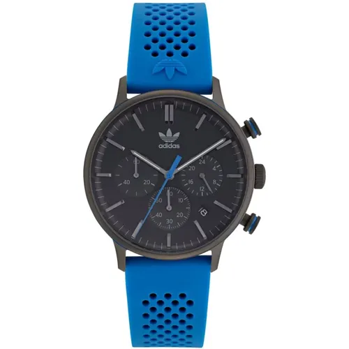 Watches, male, , Size: ONE SIZE Rubber Chrono Watch - Adidas - Modalova