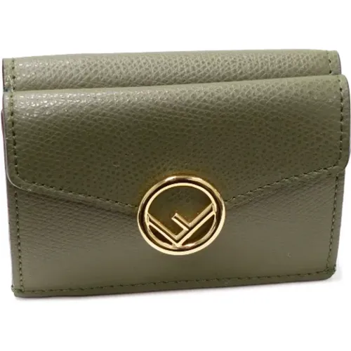 Pre-owned Leather wallets , female, Sizes: ONE SIZE - Fendi Vintage - Modalova