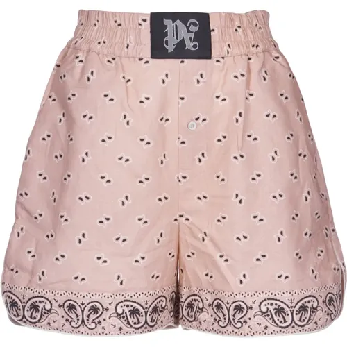 Paisley Print Boxer Shorts , female, Sizes: XS - Palm Angels - Modalova