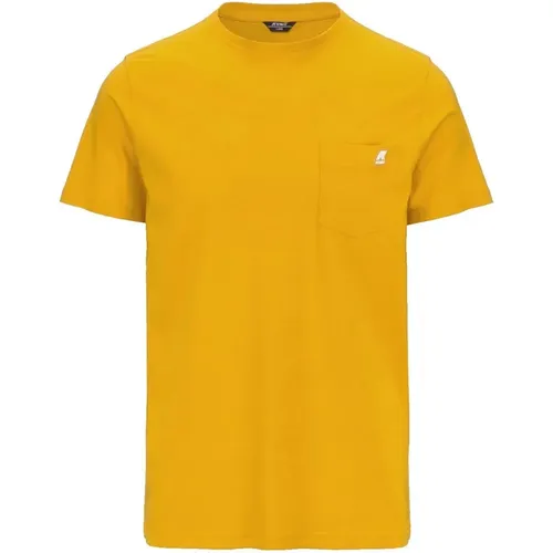 T-Shirt , male, Sizes: 3XL, 2XL, S - K-way - Modalova