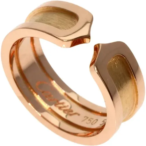 Pre-owned Jewellery, female, , Size: ONE SIZE Pre-owned Rose Gold rings - Cartier Vintage - Modalova