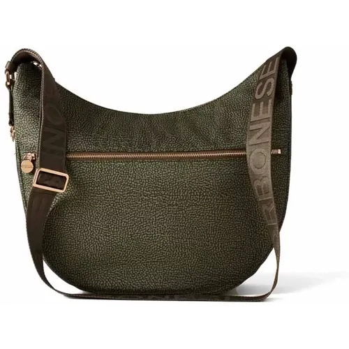 Grüne Luna Tasche , Damen, Größe: ONE Size - Borbonese - Modalova