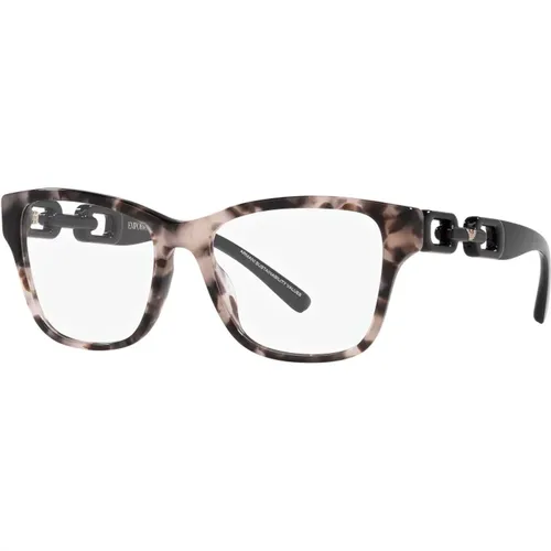 Glasses, unisex, , Size: 51 MM Pink Shiny Havana Eyewear Frames - Emporio Armani - Modalova