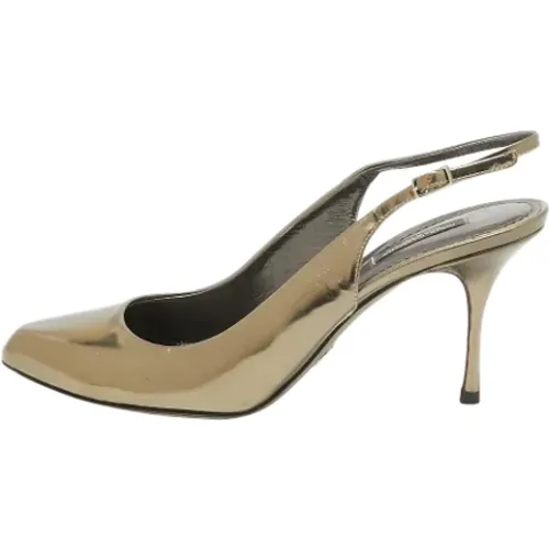 Pre-owned Pumps, female, , Size: 10 US Pre-owned Leather heels - Dolce & Gabbana Pre-owned - Modalova