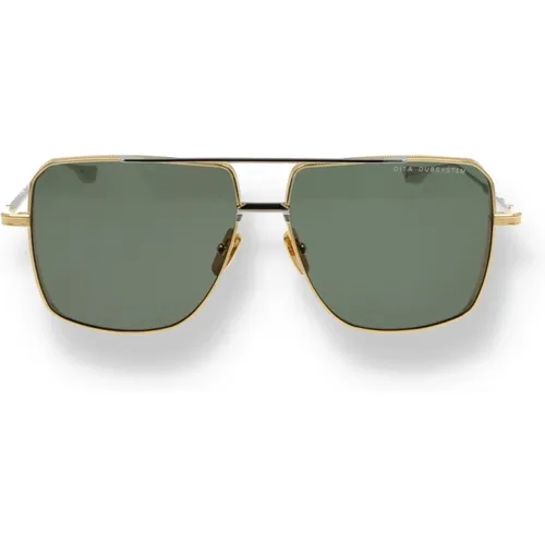 Gold Aviator Sunglasses , male, Sizes: 63 MM - Dita - Modalova