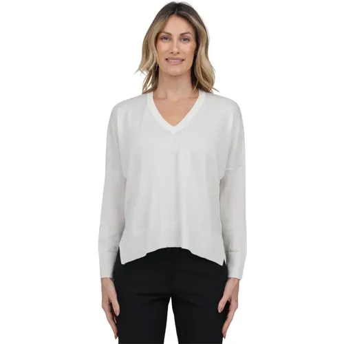 V-neck Knitwear , female, Sizes: S, XS - Gran Sasso - Modalova