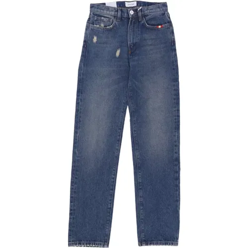 Damen Straight Denim Jeans , Damen, Größe: W26 - Amish - Modalova