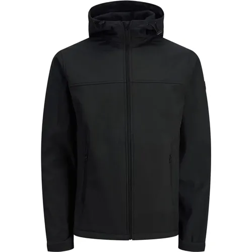 Marvin Softshell Kapuzen Outdoorjacke , Herren, Größe: M - jack & jones - Modalova