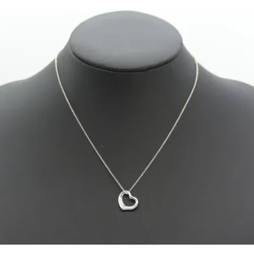 Pre-owned Jewellery, female, , Size: ONE SIZE Pre-owned Silver necklaces - Tiffany & Co. Pre-owned - Modalova