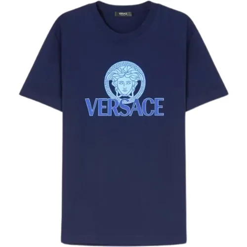 T-shirts and Polos , male, Sizes: M, S - Versace - Modalova