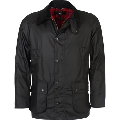 Polyester Sleeve Ashby Wax Jacket , male, Sizes: L - Barbour - Modalova