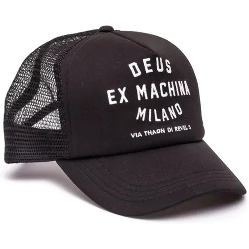 Milano Address Trucker Cap , unisex, Sizes: ONE SIZE - Deus Ex Machina - Modalova