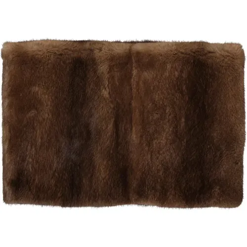 Winter Scarves, unisex, , Size: ONE SIZE Luxurious Mink Fur Scarf - Max Mara - Modalova