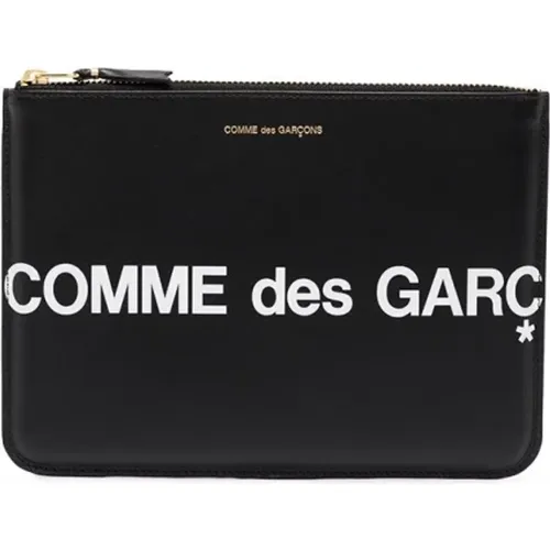 Leather Zip Wallet , male, Sizes: ONE SIZE - Comme des Garçons - Modalova
