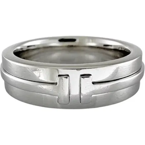 Pre-owned Jewellery, female, , Size: ONE SIZE Pre-owned White Gold rings - Tiffany & Co. Pre-owned - Modalova