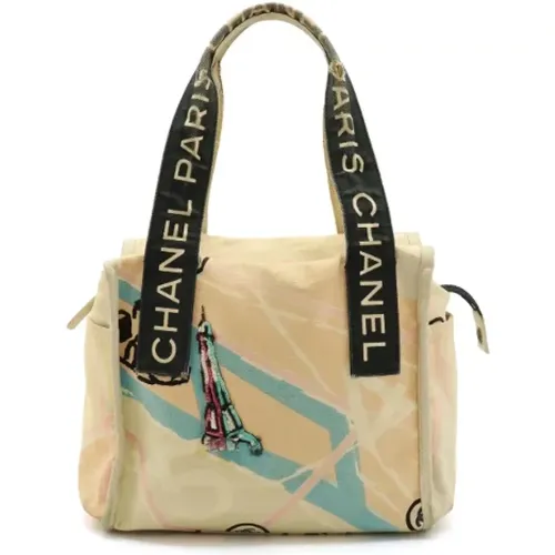 Pre-owned Canvas handbags , female, Sizes: ONE SIZE - Chanel Vintage - Modalova