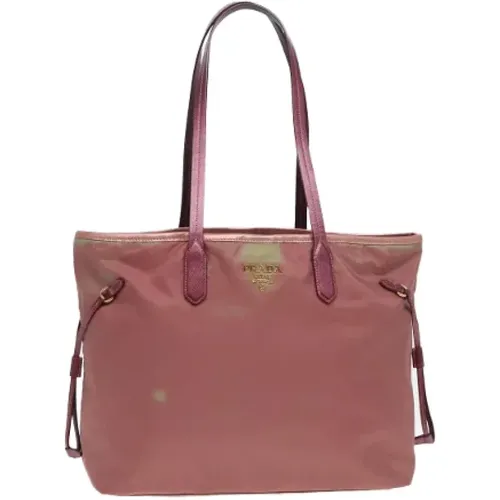 Pre-owned Tote Bags, female, , Size: ONE SIZE Pre-owned Nylon prada-bags - Prada Vintage - Modalova