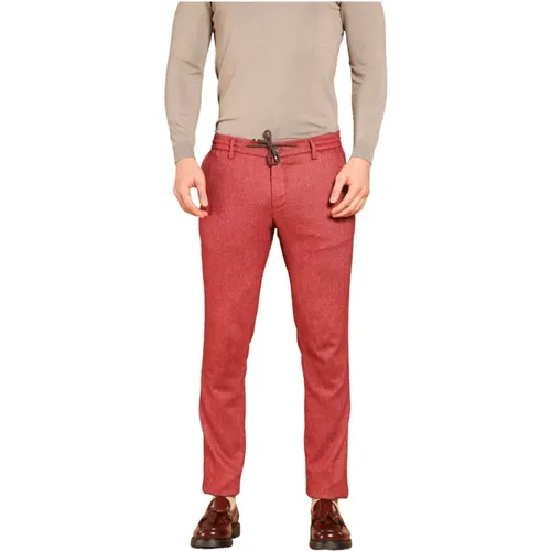 Woll-Effekt Flanell Extra Slim Fit Chino Hose - Mason's - Modalova