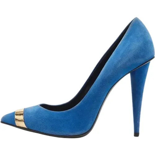 Pre-owned Pumps, female, , Size: 7 1/2 US Pre-owned Suede heels - Giuseppe Zanotti Pre-owned - Modalova