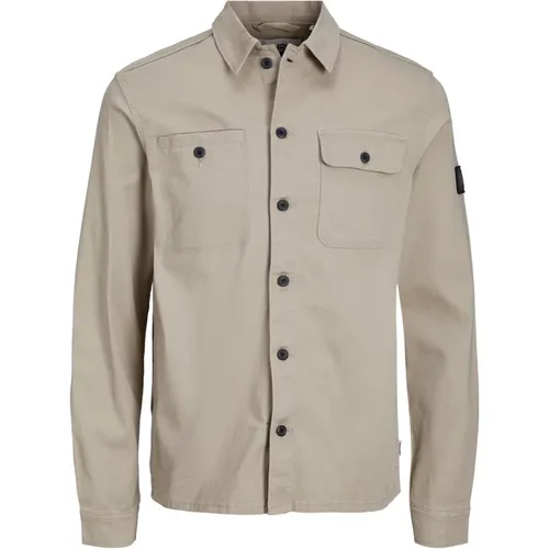 Outdoor Overshirt mit Hemdkragen - jack & jones - Modalova