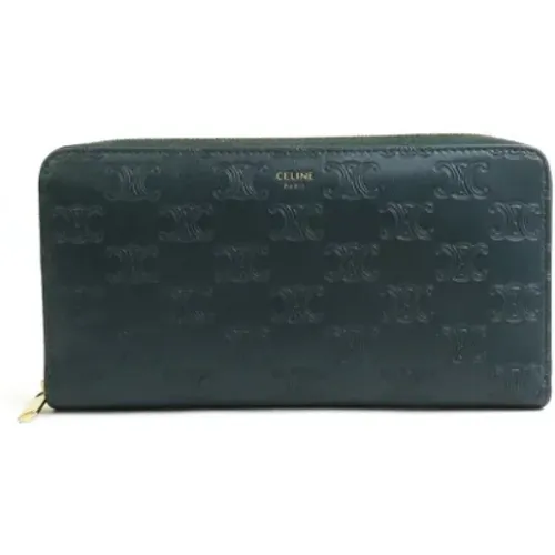 Pre-owned Wallets, female, , Size: ONE SIZE Pre-owned Leather wallets - Celine Vintage - Modalova