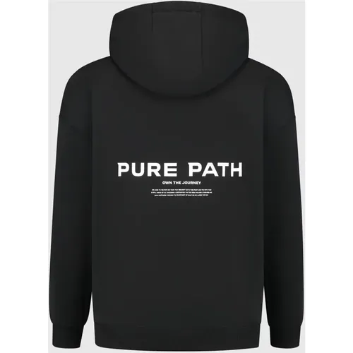 Signature Hoodie Men , male, Sizes: XL, 2XL, M, L - Pure Path - Modalova