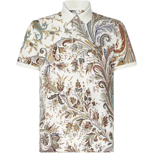 Paisley Print Polo Shirt , Herren, Größe: 2XL - ETRO - Modalova