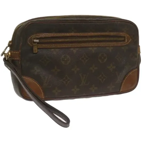 Pre-owned Canvas clutches , female, Sizes: ONE SIZE - Louis Vuitton Vintage - Modalova