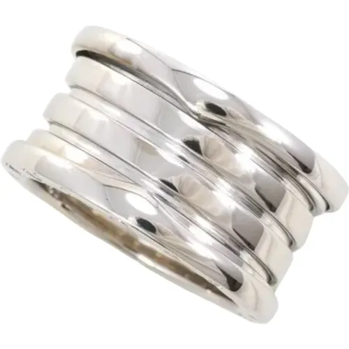 Pre-owned White Gold rings , female, Sizes: ONE SIZE - Bvlgari Vintage - Modalova