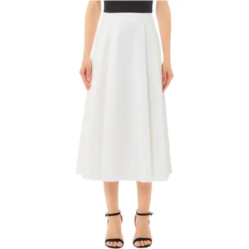 Midi Skirts, female, , Size: XS Pleated Skirt - Liu Jo - Modalova