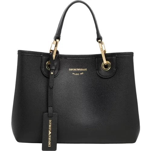 Adjustable Strap Handbag with Magnet Closure , female, Sizes: ONE SIZE - Emporio Armani - Modalova