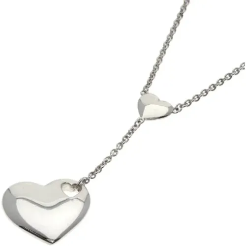 Pre-owned Jewellery, female, , Size: ONE SIZE Pre-owned Silver necklaces - Tiffany & Co. Pre-owned - Modalova