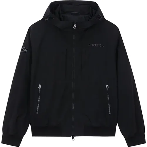 Windbreaker Hooded Jacket , male, Sizes: L, XL, 2XL - duvetica - Modalova