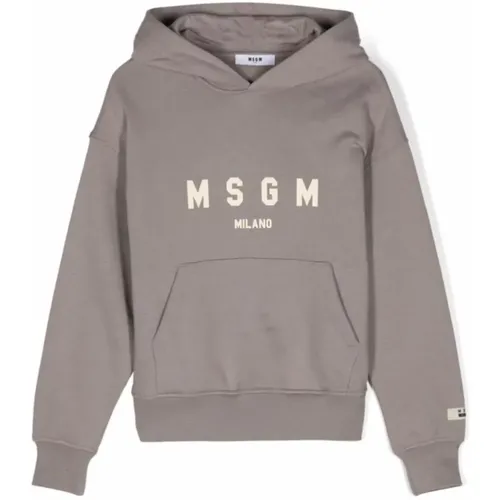 Kapuzenpullover in Taupe MSGM - MSGM - Modalova